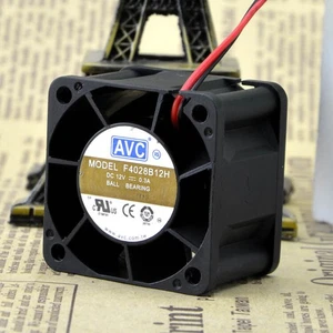 AVC F4028B12H 12V 0.3A 8700rpm 3.6W 4028 4CM 2PIN Double Ball CPU Cooling Fan - Afbeelding 1 van 5