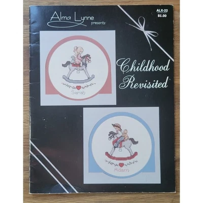 Alma Lynne Childhood Revisited Cross Stitch Pattern Booklet 1985 - Image 1 of 4