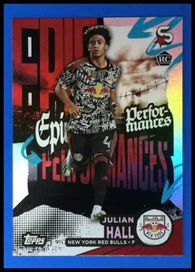 2024 Topps Soccer CARD MLS Superstars Julian Hall Epic Performances #EP-18 RC - Picture 1 of 10