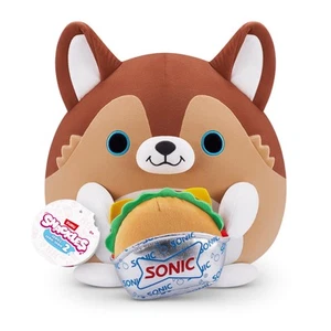 Series 2 Puppy & Sonic Burger 14 Inch Plush by ZURU, Ultra Soft Plush, Collec... - Picture 1 of 6