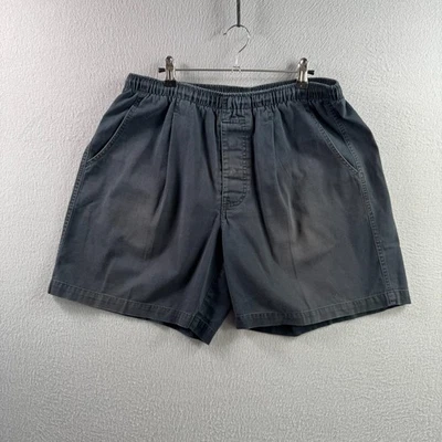 Pantalones Cortos Reyn Spooner De Colección Para Hombre Pequeños Negros Desteñidos Algodón Cordón Foto 1 de 4