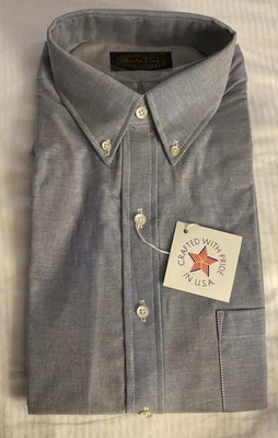 VIntage Martin Efird 1970s Shirt Mens Med-15-15 1/2 Short Sleeve Button Up - Image 1 of 4