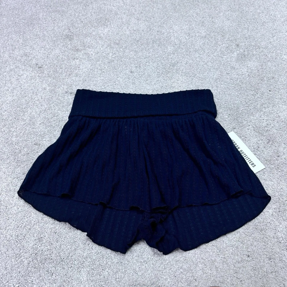 Shorts Out From Under Urban Outfitters malha preta feminino tamanho médio novo com etiquetas - Imagem 1 de 4