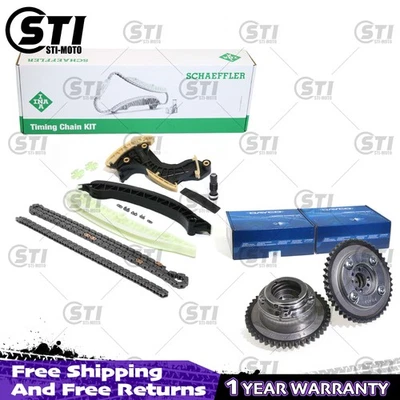 OEM Camshaft Adjuster&Timing Chain Kit for Mercedes W204 C200 C250 M271 SLK200 Foto 1 de 4