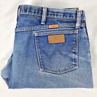 Wrangler FR13MWZ Flame Resistant "Light Stain" Mens Blue Jeans Tag Size 42x34