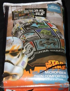 Rejilla de personajes de Disney Star Wars edredón doble microfibra 64x86 nuevo #27240 - Imagen 1 de 11