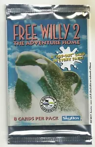 1995 SKYBOX FREE WILLY 2 - EMPTY WRAPPER - PRODUCED BY SKYBOX (1995) - Picture 1 of 1