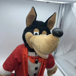 PBC Musical Big Bad Wolf Plush Sings Little Red Riding Hood Red Tuxedo Jacket - Picture 1 of 13