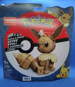 New MEGA Pokémon - Build & Show Eevee ~ 215 Pieces ages 7+ MSRP $30 NIB - Picture 1 of 4