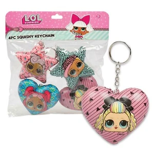 Keychain 4 Pack LOL Surprise! Squishy Keychain L.O.L. Surprise ! - Picture 1 of 1