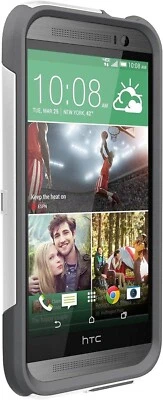 OtterBox Commuter HTC One M8 - Glacier (White / Gray) - Image 1 of 4