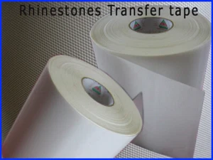 HEAVY Iron on Diamante Rhinestone Hotfix Transfer Mylar Paper Tape SOLD BY METER - Imagen 1 de 6