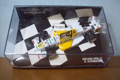 1/43 MINICHAMPS 430 953105 RALF SCHUMACHER DALLARA OPEL F3 1995 GERMAN VICE CHAM - Image 1 of 4