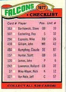 B5055- 1977 Topps FB #s 201-295 APPROXIMATE GRADE -You Pick- 15+ FREE US SHIP - Picture 1 of 29