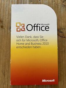 Microsoft Office Home & Business 2010 PKC , DE, Vollversion mit MwSt-Rechnung !!