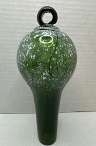 2021 schillerndes Glas STUART ABELMAN SIGNIERT HANDGEBLASENES ORNAMENT/DEKOR - Bild 1 von 16