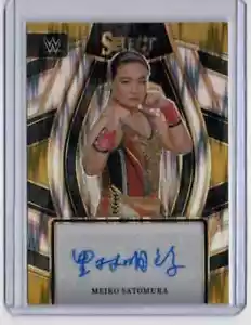 2024 Panini Select WWE MEIKO SATOMURA #SL-MKS AUTO FLASH PRIZM; - Picture 1 of 2
