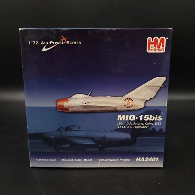 Hobby Master 1:72 MIG-15bis 196th IAP China 1952 "Lt Col E G Pepelyaev" HA2401 2 Foto 1 de 4