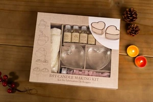 Candle Making Kit DIY Candles Craft Tool Set Pouring Pot Wicks Wax Kit Gift - Picture 1 of 24