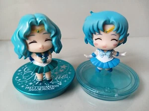 Sailor Moon Sailor Mercury Sailor Neptune Petit Figure Model MEGAHOUSE - Picture 1 of 6