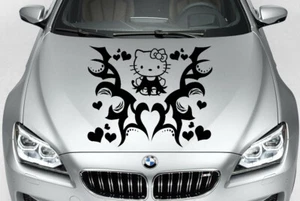 HELLO KITTY TRIBAL PERSONALIZACIÓN DE VINILO CALCOMANÍA LATERAL PARA CAMIÓN CAPÓ - Imagen 1 de 8