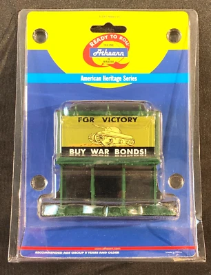 HO Scale Train Sign - American Heritage Series - FOR VICTORY BUY WAR BONDS - Image 1 of 2