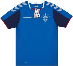 BNWT Rangers 2019-20 Hummel Training Shirt Size 10y - Picture 1 of 4