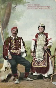 PC CPA CROATA, DÁLMATINSKA NARODNA NOSNJA, Postal De Colección (b22220) - Imagen 1 de 2