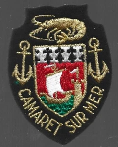 STICKTES AUFNÄHER " CAMARET SUR MER " QUALITÄT. SEHR GUTER ZUSTAND. ref 24A - Bild 1 von 1