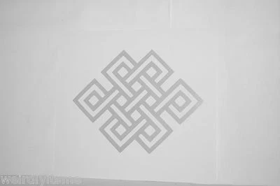 Endless Knot Vinyl Car Laptop Mac Tablet Decal Choose Color Tibetan Buddhism - Image 1 of 2