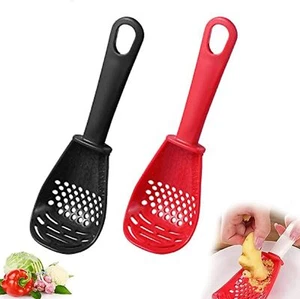 2 Pack Multifunctional Kitchen Cooking Spoon Skimmer Scoop for Cooking Mashing - Picture 1 of 4
