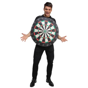 Erwachsene Dartscheibe lustiges Kostüm Unisex Sport Event Dart Outfit - Bild 1 von 3