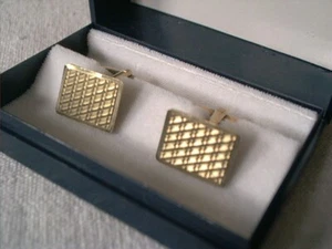 Klassische Manschettenknöpfe Gold 333 elegant und zeitlos Gelb Gold - Bild 1 von 7