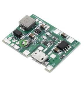 Módulo cargador de batería de iones de litio de iones de litio de 5V 12V Micro USB 3.7V Boost Step Up - Imagen 1 de 4