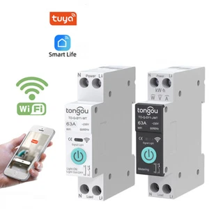 TUYA Smart Circuit Breaker Switch Smart Home Wireless Remote Control WiFi - Picture 1 of 42