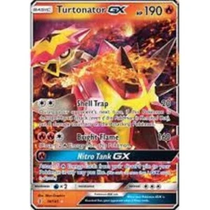POKEMON CARD REVERSE HOLO TURTONATOR GX NO 776 BLAST TURTLE POKEMON TCG CCG - Picture 1 of 6
