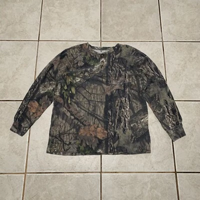 Mossy Oak Camo Button Up Thermal Long Sleeve - Image 1 of 4