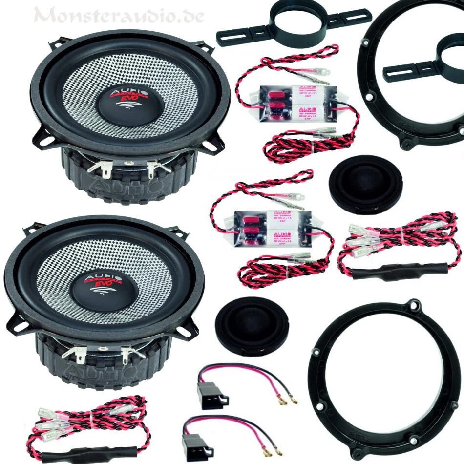 AUDIO SYSTEM XFIT Lautsprecher für AUDI A4 B5 EVO2 94-01 Boxen Set 280 Watt - Bild 1 von 1