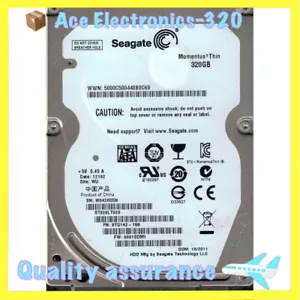 Seagate ST320LT020 Momentus 320GB 5400RPM SATA 2.5" Laptop HDD Hard Disk Drive - Picture 1 of 6