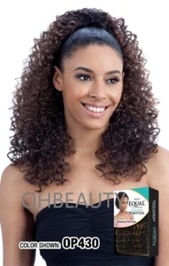 FREETRESS EQUAL DRAWSTRING SYNTHETIC CURLY HAIR PONYTAIL - CRETA GIRL - Picture 1 of 8