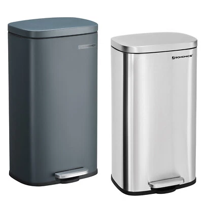 SONGMICS 30L Mülleimer Abfalleimer Recycling Abfallbehälter Küche Papierkorb - Bild 1 von 2