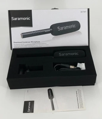 Saramonic SR-TM1 Super-Cardioid Broadcast XLR Shotgun Condenser Microphone 11" - Image 1 of 4