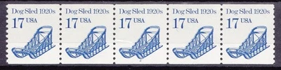 PNC5 17c Dog Sled 2 US 2135 MNH F-VF - Image 1 of 2