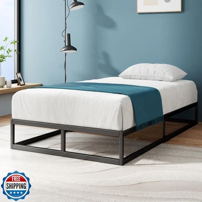 Zinus Joseph 10 Inch Platform Bed Frame, Wood Slat Support, No Box Spring Nee - Image 1 of 4