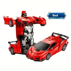 Transforming RC Car Robot Toy1:18 Remote Control Deformation Gift for Kids Birth - Picture 1 of 21