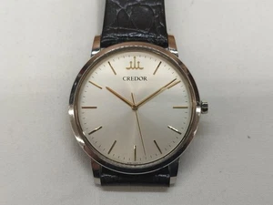 Seiko 8J81-0AJ0 Cledore Slim Dress Watch Gold Tone Unisex - Picture 1 of 14