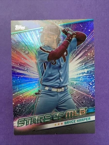 2024 Topps Series 1 - Stars of MLB Bryce Harper #SMLB-14 Philadelphia Phillies - Picture 1 of 10