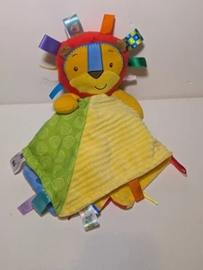 Taggies Lion Patchkin Pals Lovey Blankie Baby Security Blanket Plush - Picture 1 of 6