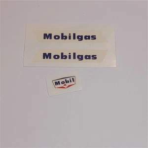 Matchbox Lesney Major Pack 8a Thorneycroft Tanker Mobilgas Decal Set - Foto 1 di 3