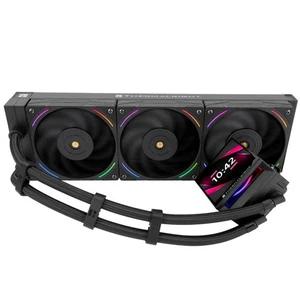 Hyper Vision 360 ARGB Black AIO CPU Liquid Cooler,IPS LCD Screen with 480x480... - Picture 1 of 7
